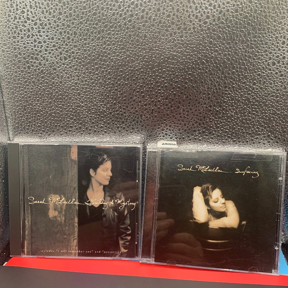 2ct Sarah McLachlan Building A Mystery & Surfacing CD's